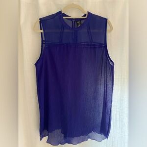Women’s royal blue sleeveless top. Size XL. New without tags!